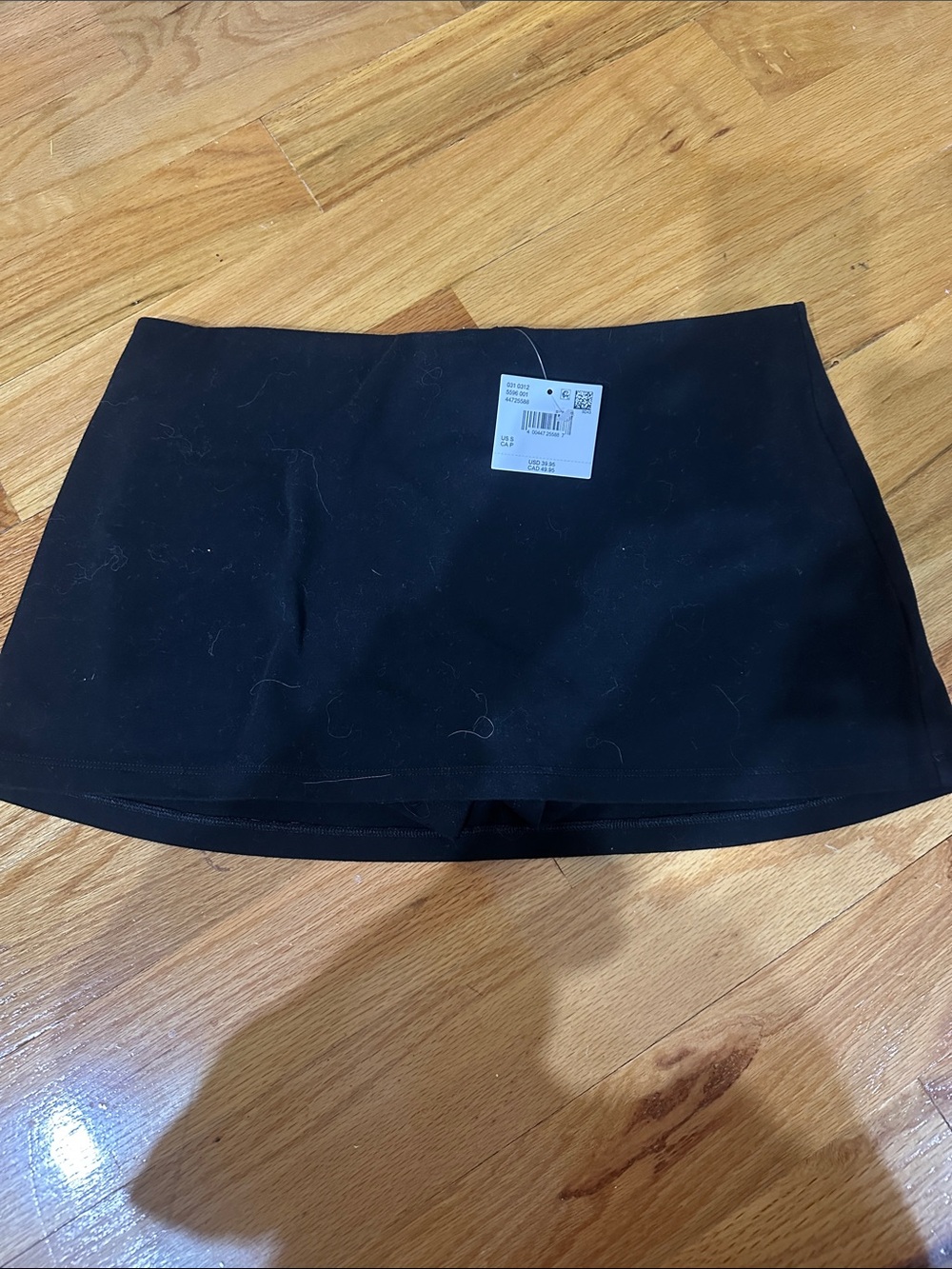 American Eagle Outfitters Black Low Rise It Knit  Micro Skirt